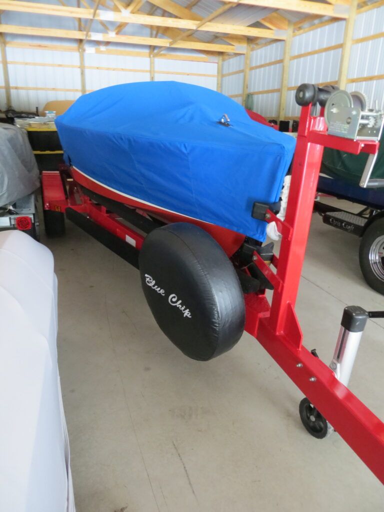 1937 Chris Craft Red/Wht/Blue Special Race Boat - image 3