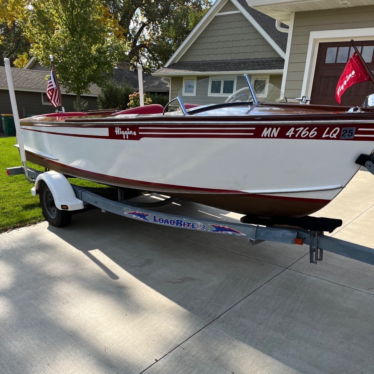 1955 Higgins Speedster Runabouts - 17.0ft Inboard  in Mound, MN